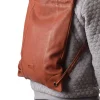 Menzo MB83 - Rucksack Rindsleder washed/cognac- Rucksäcke