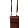 Menzo MB106 Handy-Lederbörsentasche Büffelleder/cognac- Umhängetaschen - Shopper