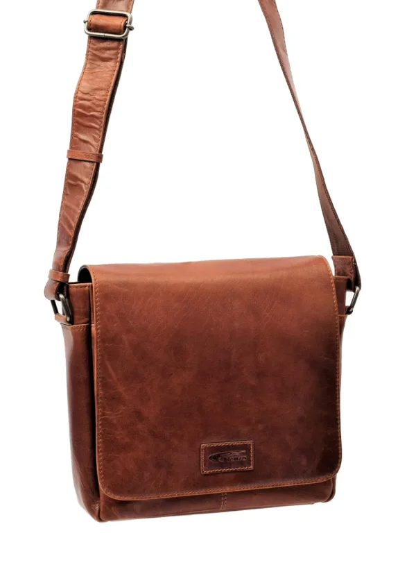 Menzo MB111 Umhängetasche Büffelleder/cognac- Umhängetaschen - Shopper | Laptoptaschen