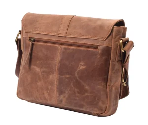 Menzo MB118 Umhängetasche Büffelleder/deltabraun- Umhängetaschen - Shopper | Laptoptaschen