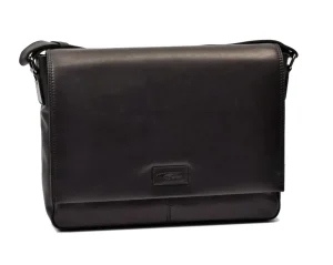 Menzo MB69D - Umhängetasche Rindsleder/schwarz- Laptoptaschen