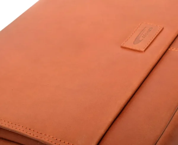 Menzo MB69D - Umhängetasche Rindsleder/cognac- Laptoptaschen